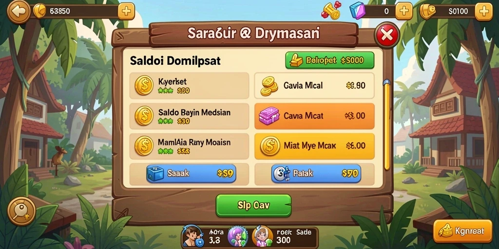Tampilan karakter utama dalam aksi.