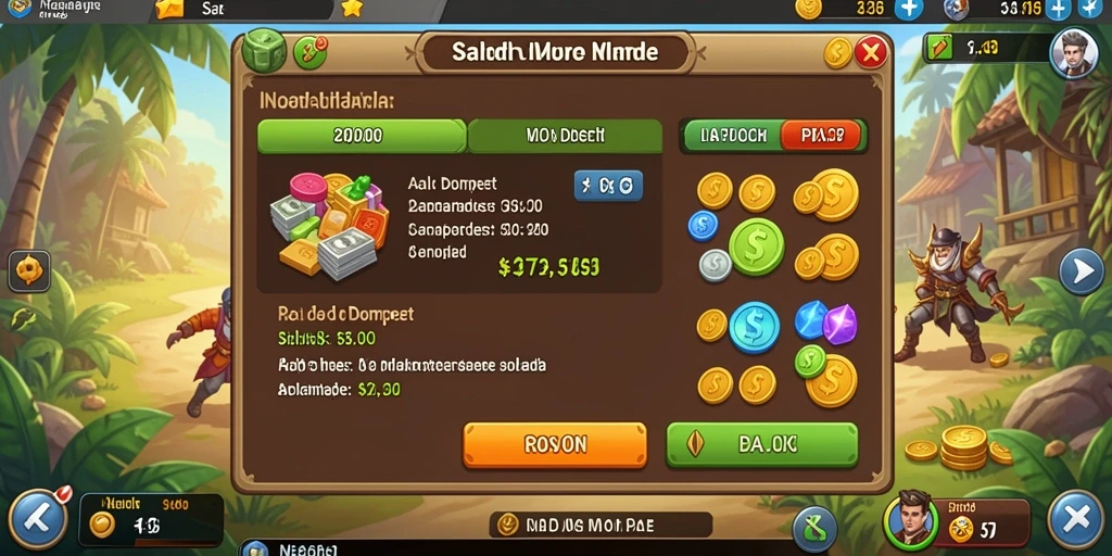 Screenshot menampilkan antarmuka permainan yang menarik.