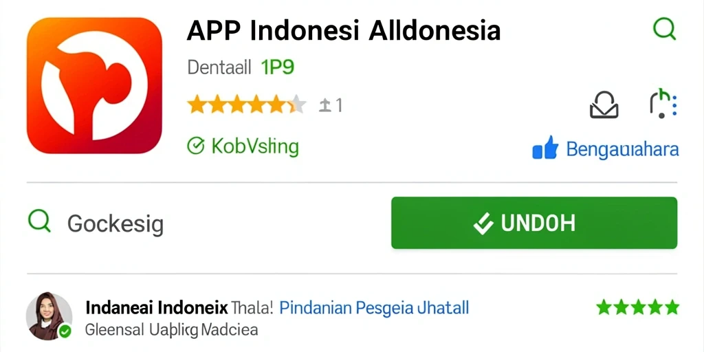 Tampilan antarmuka yang user-friendly.