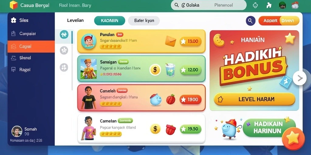 Tampilan antarmuka pengguna yang ramah.