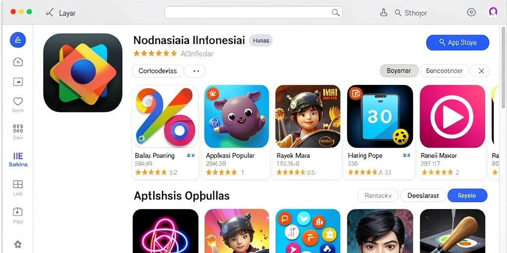 Tampilan antarmuka yang menarik dan modern.