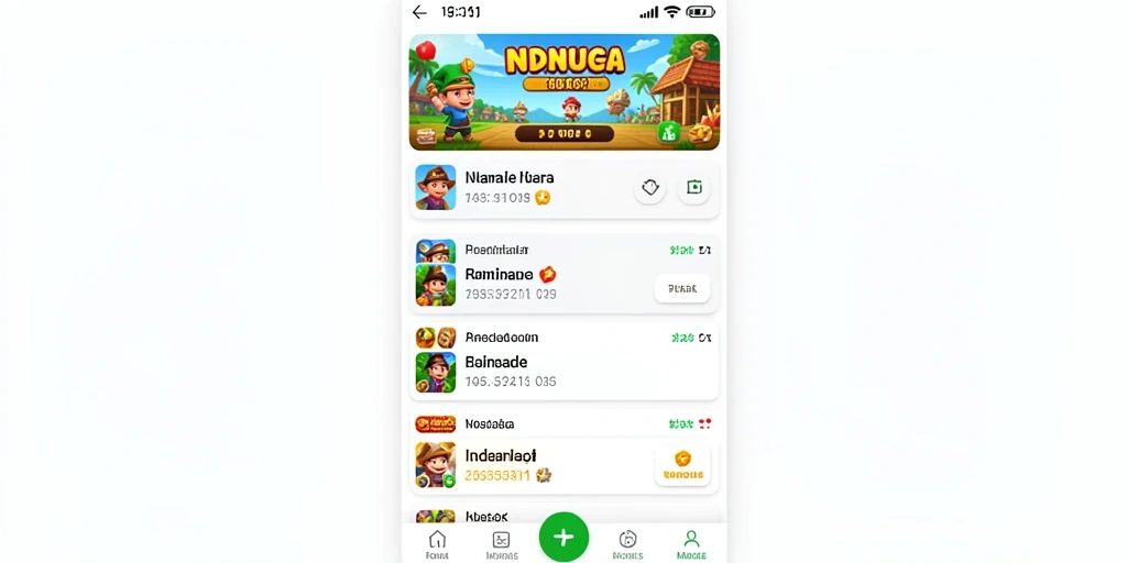 Tampilan antarmuka aplikasi OLX128 yang menarik.