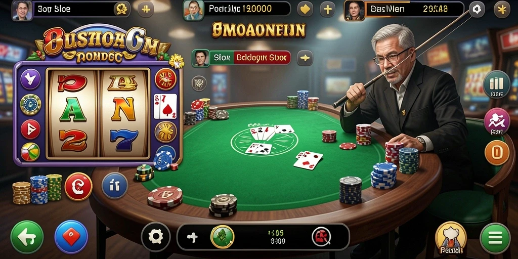 Screenshot menunjukkan karakter utama dalam aksi.