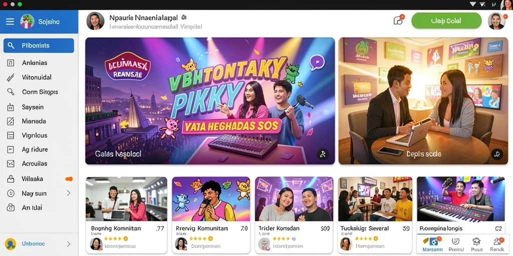 Tampilan antarmuka yang menarik dan user-friendly.